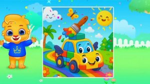 Детский развивающий мультфильм, пазлы, головоломка.