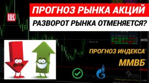 Прогноз рынка акций. Разворот отменяется. ☝️Прогноз ММВБ. #прогнозрынкаакций #рынокакций