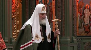 Патриарх Кирилл совершил божественную литургию в главном Храме Вооруженных сил.