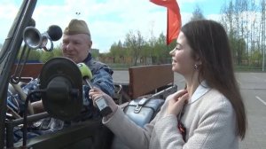 В Ярославле колонна из 60 машин  устроила автопробег в честь Дня Победы