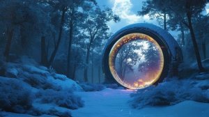 The Frozen Gateway ❄️： Dark Ambient Journey 🌌 ｜ Portal to the Unknown World 🌑 ｜  Dark Ambient Soun
