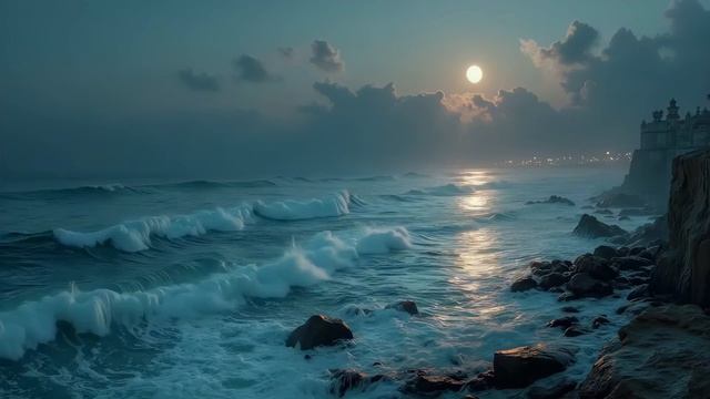 Deep Work Music & Ocean Waves ｜ Concentration Boost for Coding & Work Sessions-