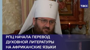 Экзарх Африки: РПЦ начала перевод духовной литературы на африканские языки