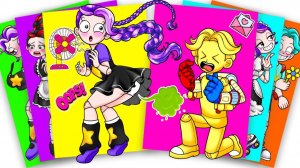 Лили Ловербрейдс x ИГРОК в Реальной Жизни - Poppy Playtime 5 | Sticker Book DIY