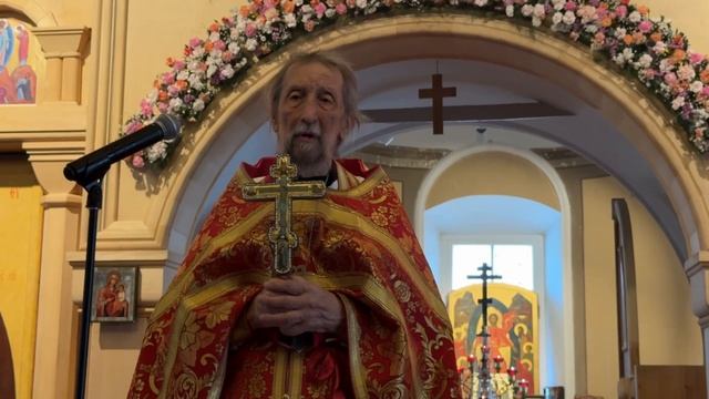 Проповедь прот. Александра Салтыкова в день памяти вмч. Георгия Победоносца. Поздравление именниц
