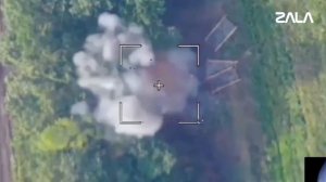 👁🛩️Операторы разведывательного БПЛА ZALA Z-16 «Южной» группировки войск обнаружили позицию…🔽