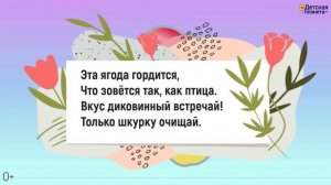 ЗАГАДКИ - про ЯГОДЫ