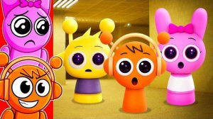 Реакция на SPRUNKI CHIBIS в THE BACKROOMS