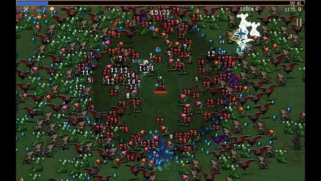 VampireSurvivors gameplay