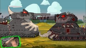 Старый Ратте против Нового Ратте - Реакция на Kv-44M Animations и HomeAnimations - Мультики Геранд