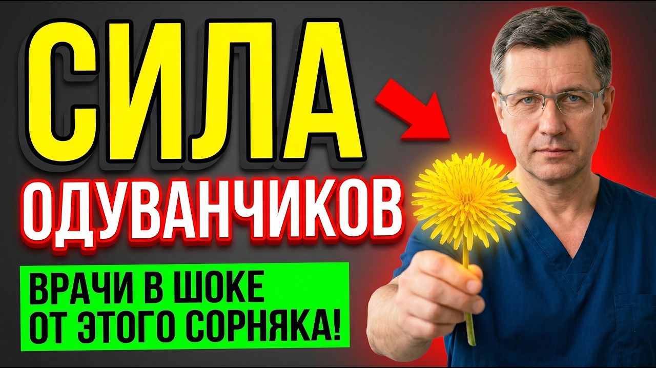 Врачи молчали десятилетиями! Что на самом деле происходит с телом, если съесть одуванчик?