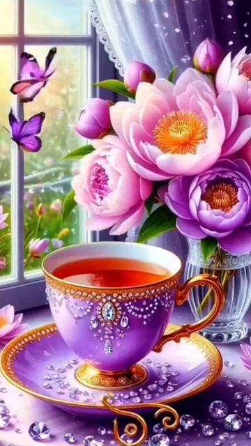 Доброе утро, Друзья!☕💖💐🌿