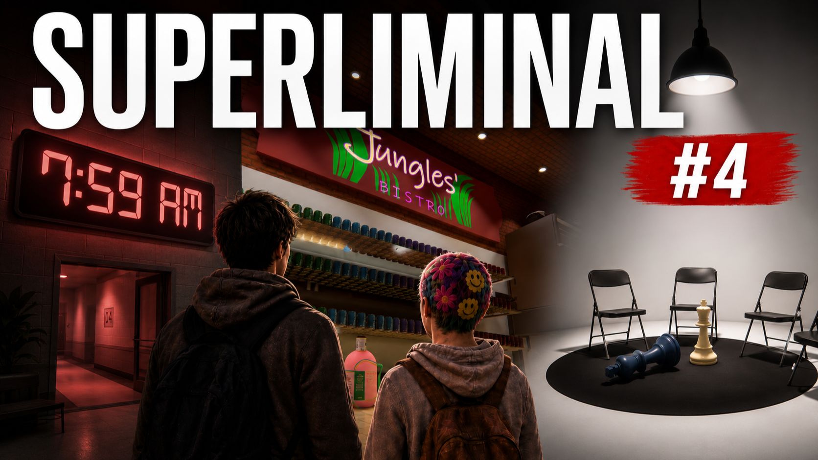 SUPERLIMINAL CO-OP Прохождение #4 Финал