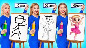 Задача по рисованию Super Hyper DO# 10 секунд, 60 секунд или 100 секунд.