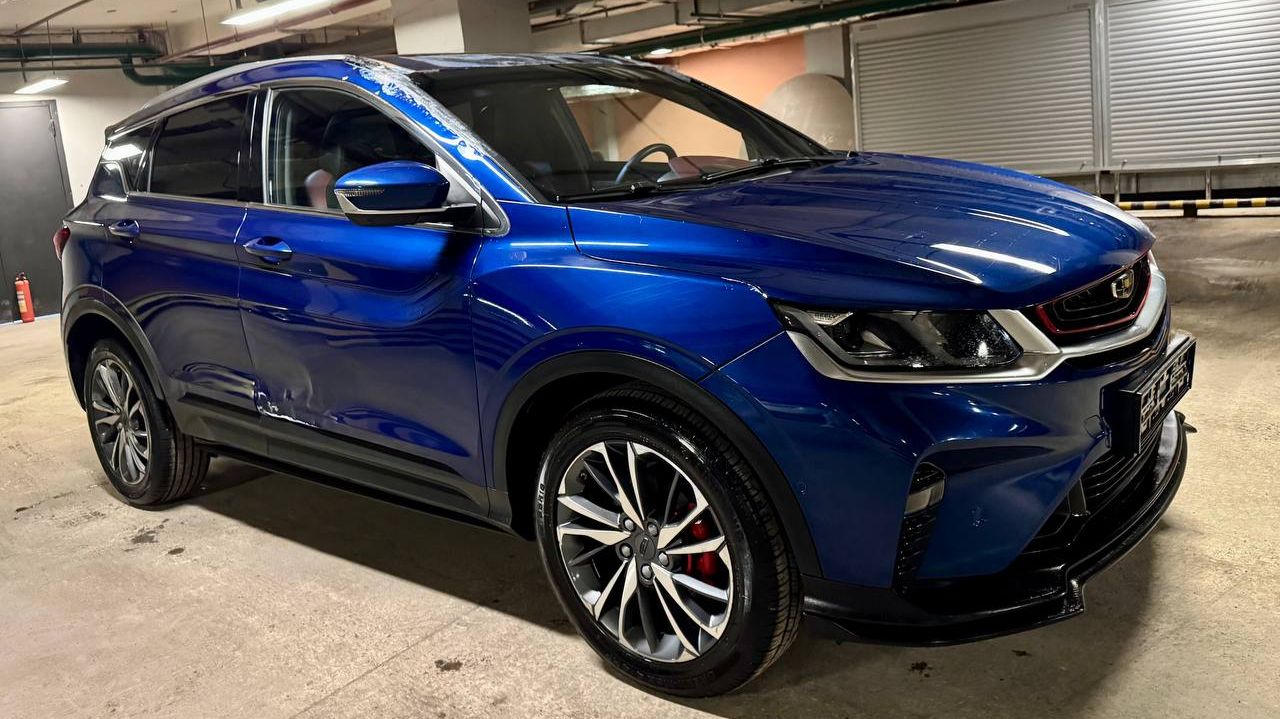 Geely Coolray; 1.5 АT; 2022; Синий смотреть онлайн