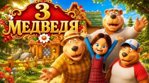 ТРИ МЕДВЕДЯ Сказка🐻🐻🐻Маша и три медведя Русская народная сказка