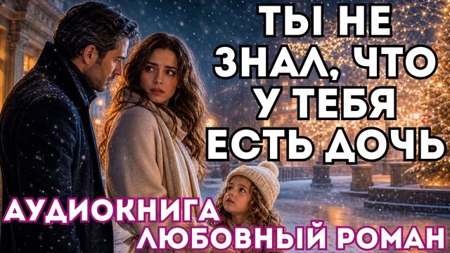 АУДИОКНИГА ЛЮБОВНЫЙ РОМАН: ТЫ НЕ ЗНАЛ, ЧТО У ТЕБЯ ЕСТЬ ДОЧЬ СЛУШАТЬ