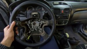 Снятие руля Nissan Almera N16