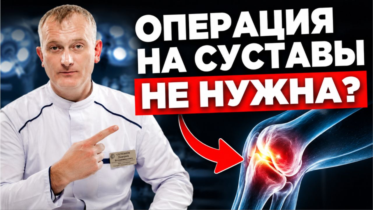 Суставы можно лечить без операции