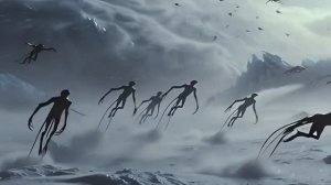 Инопланетная жизнь на ледяной планете Alien Life on Ice Planet