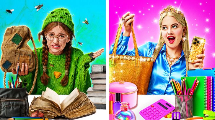 Богатая ученица vs бедная: школьные ситуации 🎒