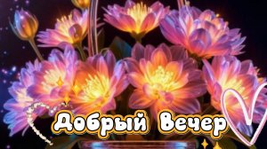 Добрый вечер: музыкальная открытка и пожелания | Домохозяйка