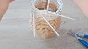 загибка на коротких стойках. изида . для корзин из бумажной лозы