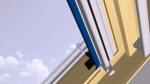 Монтаж затемняющий шторы CONTRIO DUA на окно VELUX. Инструкция