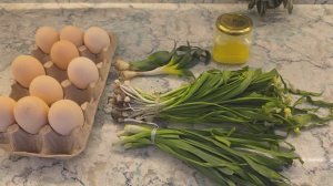 Завтрак из дикого горного лука из Азербайджана, вкусно и полезно