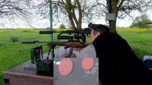 Битва калибров. Вепрь СОК-95 308WIN VS Лось-145 223REM. Стрельба по гонгу толщиной 5мм и 18мм.