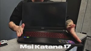 Подготовка ноутбука MSI Katana 17 к продаже