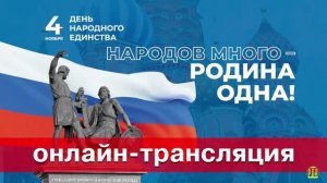 Концертная программа, посвящённая Дню народного единства «Единство во имя страны»