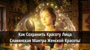 ✨ Как Сохранить Красоту Лица - Славянская Мантра женской Красоты