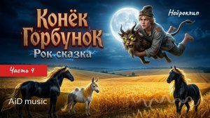 [Конёк-Горбунок] – Рок сказка часть 4 о верном друге и царе-дураке | Сказка Ершова в метал-обработке
