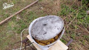 Перетопка воска в блин для обмена на вощину