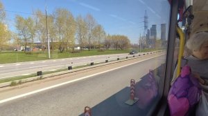 поездка на автобусе ЛиАЗ 6213 борт 161361 по маршруту КМ2