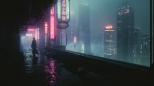 Rain-Soaked Megacity Ambience for Night Focus