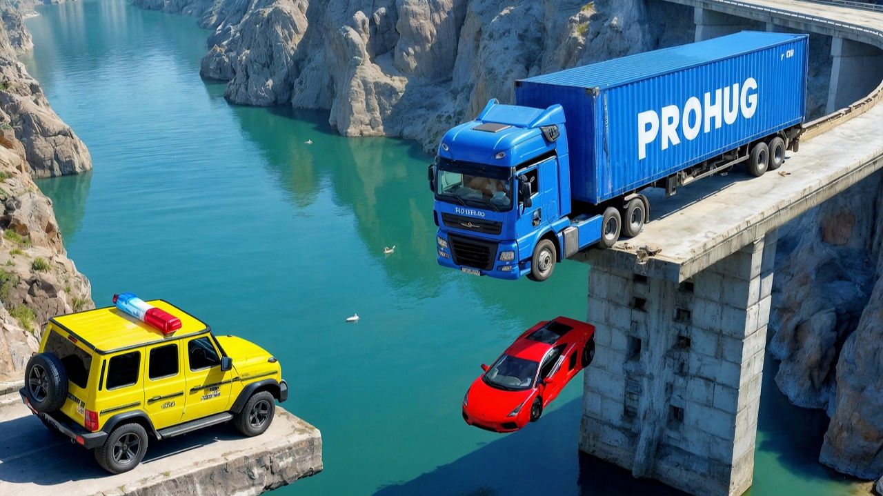Тачки и Сломанный мост 🌉🚗🔥 Мультики для детей. Мультики 🚗 машинки. Детские мультики. для малышей