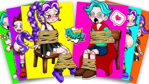 Грустная история Рори и Лили Лавбрейдс — Poppy Playtime 5 Стикербук своими руками