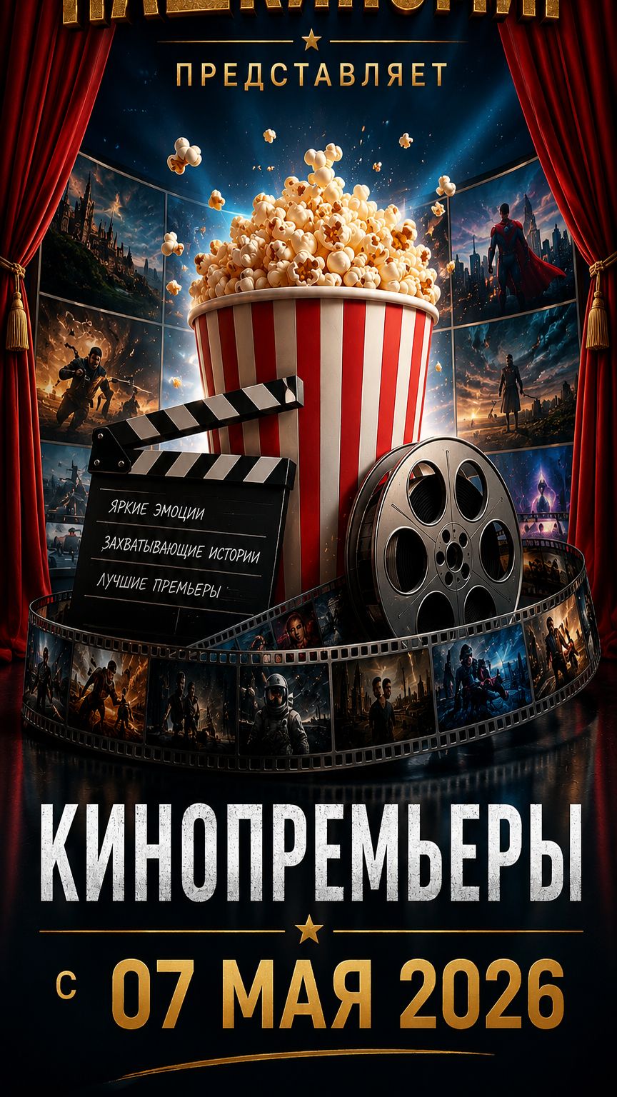 Обзор новинок кинопроката с 07 мая 2026📽 смотреть онлайн