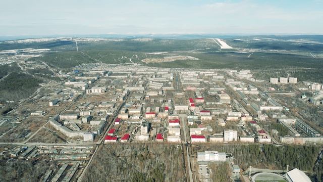 Ковдорский ГОК с высоты птичьего полёта.