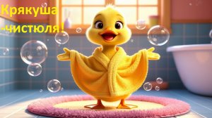 Кря-кря, мои лапки. 🐥 Весёлая песенка чистюли