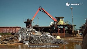 TAJFUN LIV 270K — Стационарный манипулятор для металлолома