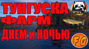 ТУНГУСКА ФАРМ ДНЕМ и НОЧЬЮ. Русская рыбалка 4. Фарм и трофеи на Нижней Тунгуске. Russian Fishing 4