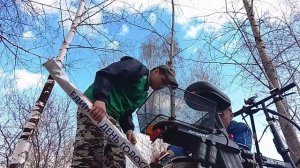 Рыбалка на томи, с дедушкой 2 часть.