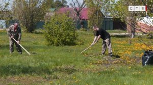 В преддверии Дня Победы Бузулучане вышли на субботник