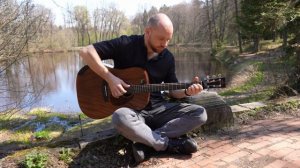Евгений Васильев - Едва-едва fingerstyle cover (Оригинал: Васса Железнова)