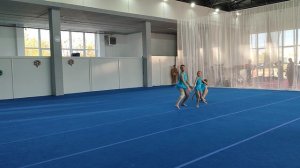 ТР 1 юношеский, Райбказ - Максимова - Остробородова, ДЮСШ г.Гвардейск, Комбинированное упражнение