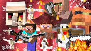 ПОДОЖДИ ЧТО Месть Стива (Minecraft) II