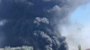 ‼️🇺🇦🔥 Масштабный пожар начался после удара по цели в оккупированной ВСУ Дружковке ДНР
